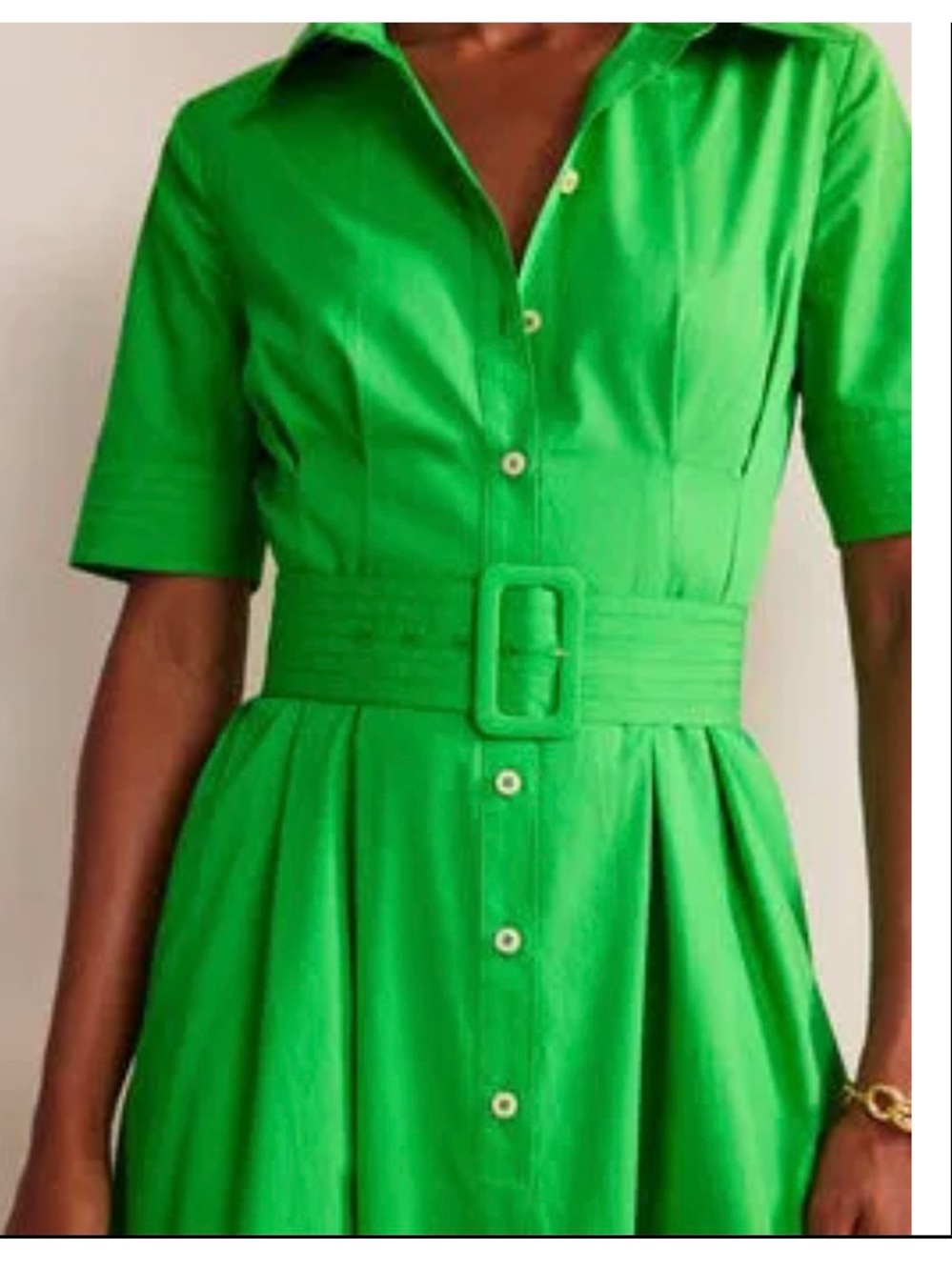 Boden pippa midi shirtdress green size 12 nwt style D0829 - Picture 6 of 11